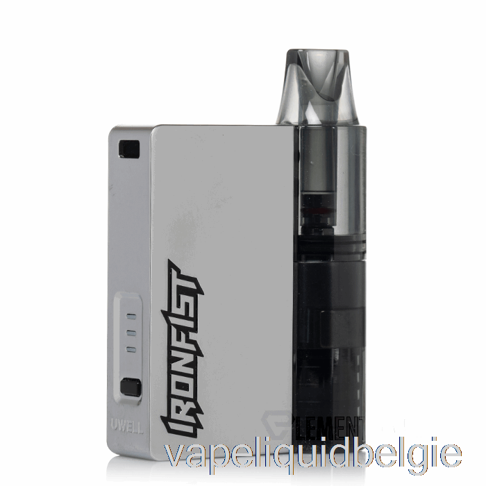 Vape-vloeistof Uwell Caliburn & Ironfist L 16w Pod-systeem Metallic Zilver